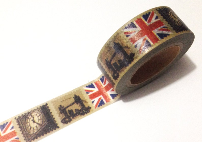 Japanese Washi Tape Vintage UK Flag England British Etsy