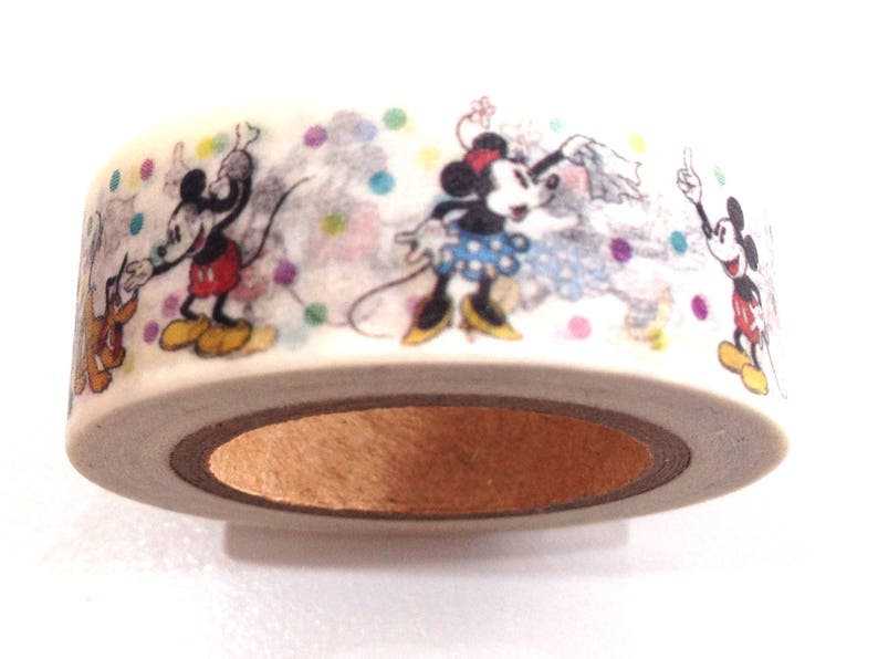 Japanese Washi Tape Disney Mickey & Minnie Mouse 10 METRES Etsy