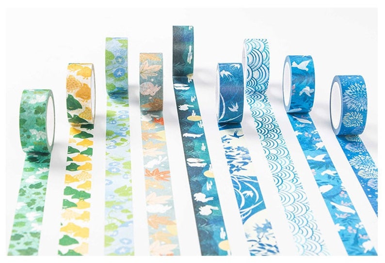 Japanese Washi Tape Japan Traditional Mt. Fuji Usagi Etsy