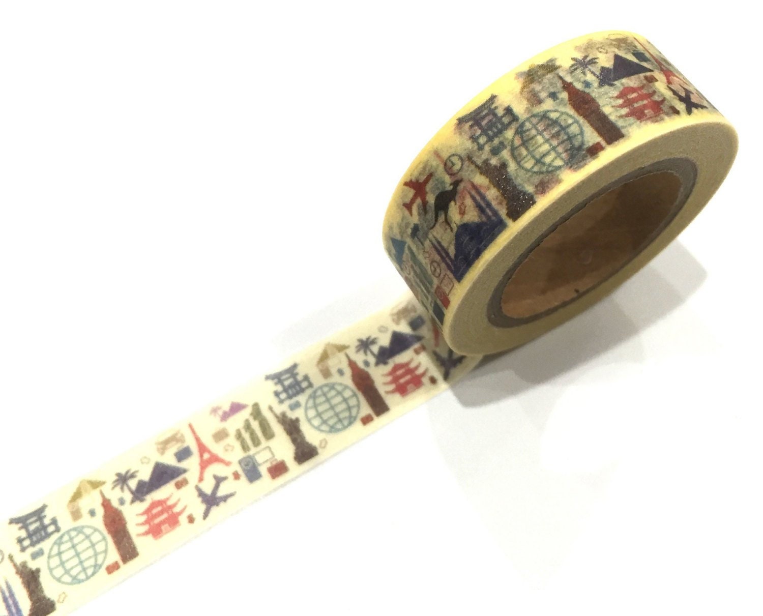 Japanese Washi Tape, World Town & Cities -Paris, Australia, NYC, UK, …