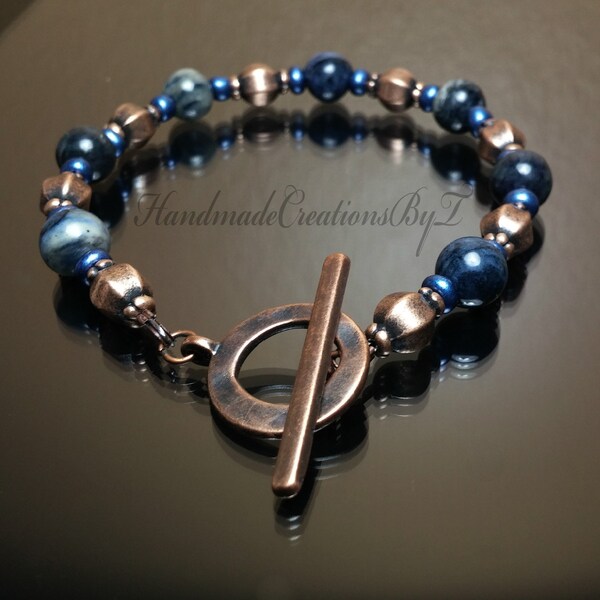 Navy Blue Gemstone Etsy