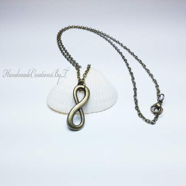 Infinity Necklace Etsy