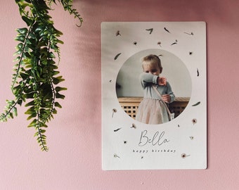 Birthday Poster with Photo, Personalised Party Decorations