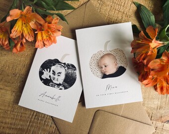Halloween Card with Photo, On Your First Halloween