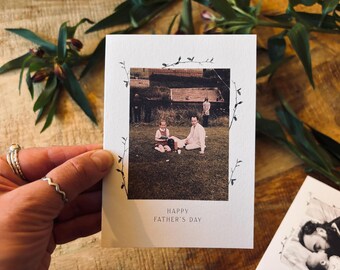 Father's Day Card with Photo, For Daddy