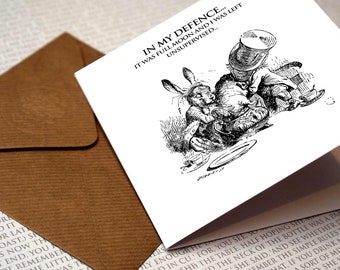 Citation Du Chapelier Fou Etsy