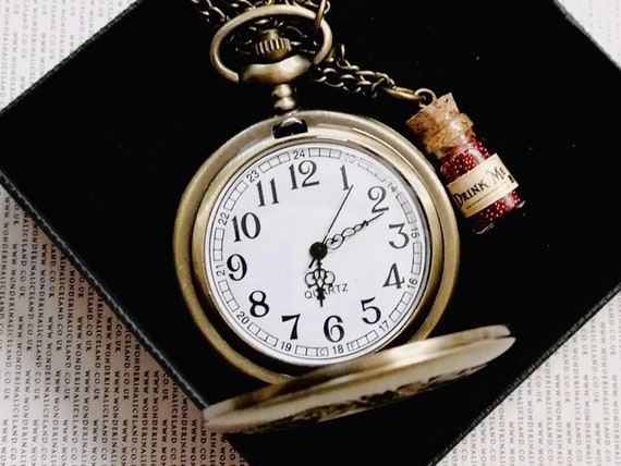 Alice and wonderland store pocket watch