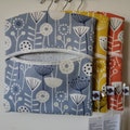 Cotton Peg Bag - Bergen - Handmade in Scotland | Laundry Pin Bag | Clothes Peg Holder | Peg Storage | Wide Opening for Easy Access