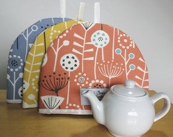 Tea Cosy - Bergen -  Handmade in Scotland | Insul Bright® Insulated Wadding | Teapot Cozy | Afternoon Tea | Housewarming Gift | Tea Lover