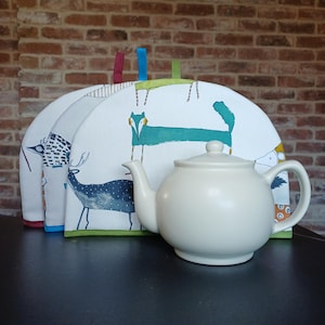 Tea Cosy in Funky Animals Fabric