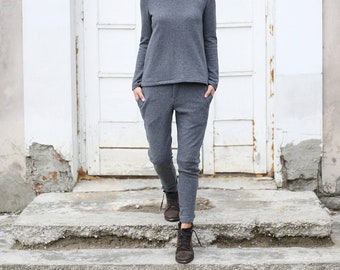 Warmly Wool Pants | Women Pants | Warm Winter Clothes | Warm Leggings | Loose Pants | Classic Pants | Elegant Pants | Home Pants