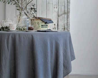 Handmade Linen Tablecloth | Napkins | Table set| Linen Table Set | Washed Linen |Table Decoration | Home Decor | Christmas Gift Idea