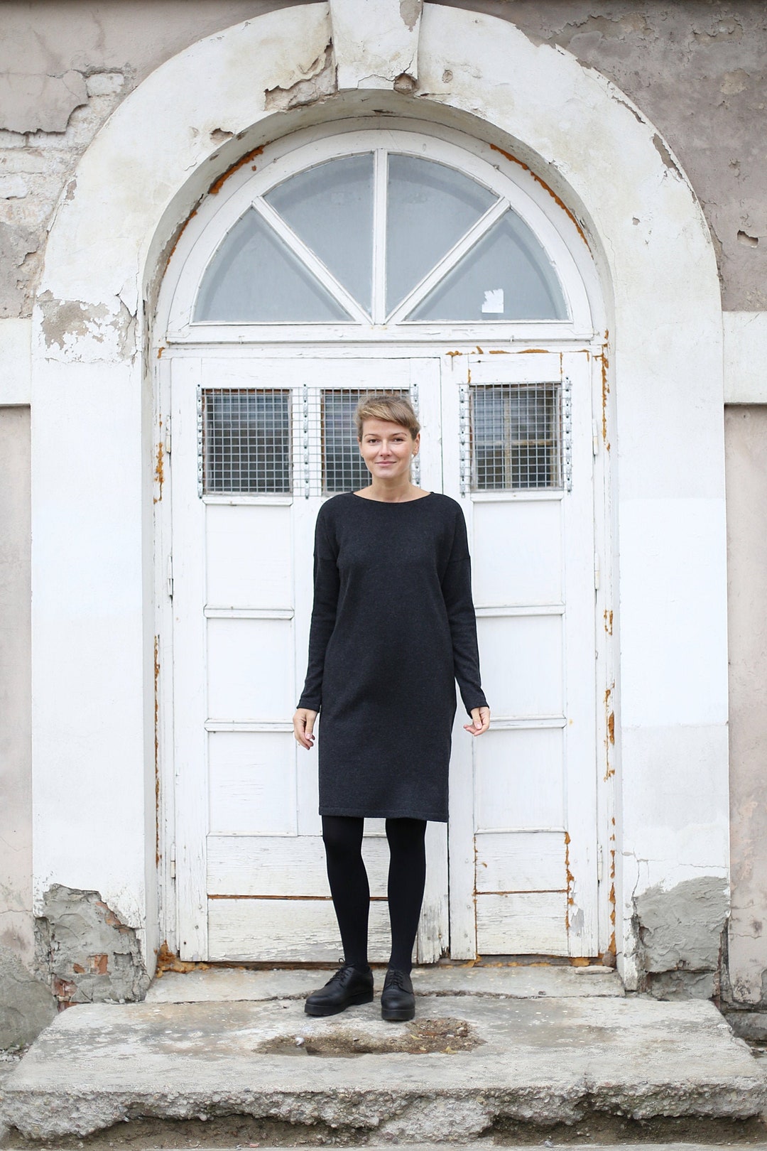 Oversized Wool Dress