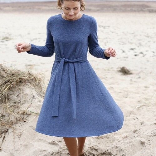 cotton knit a line dresses Allure 9619 main image 0