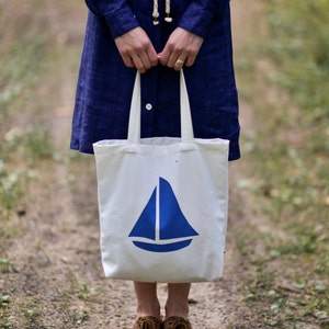 GRATIS verzending van natuurlijk katoen Tote tas. Vrouwen handtas.