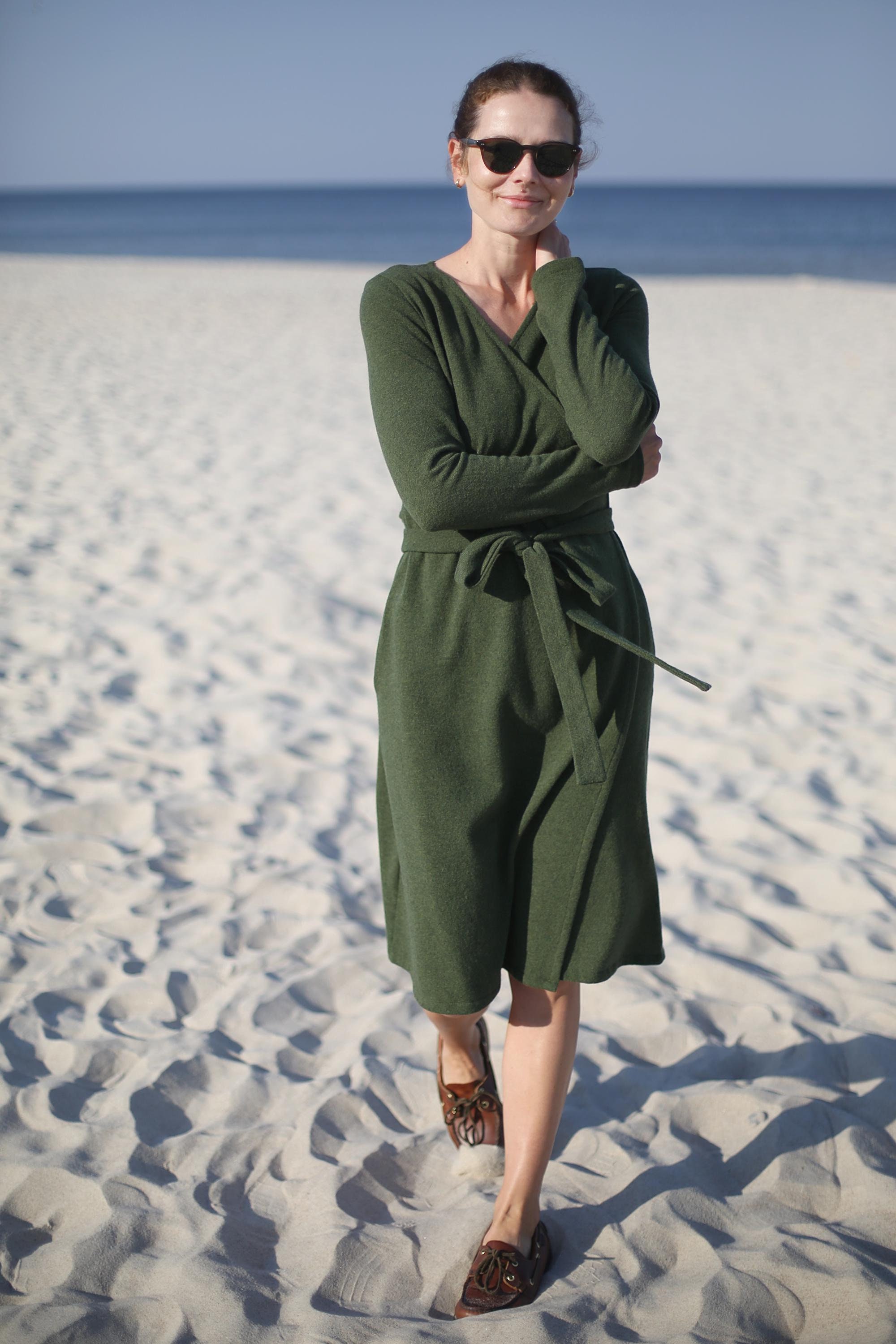 Clothing Grey Knit Wrap Dress Wrap Dress In Wool Long Dress Natural Wool Dress Elegant Dress Clothing Grey Knit Wrap Dress Wrap Dress In Wool Long Dress Natural Wool Dress Elegant Dress