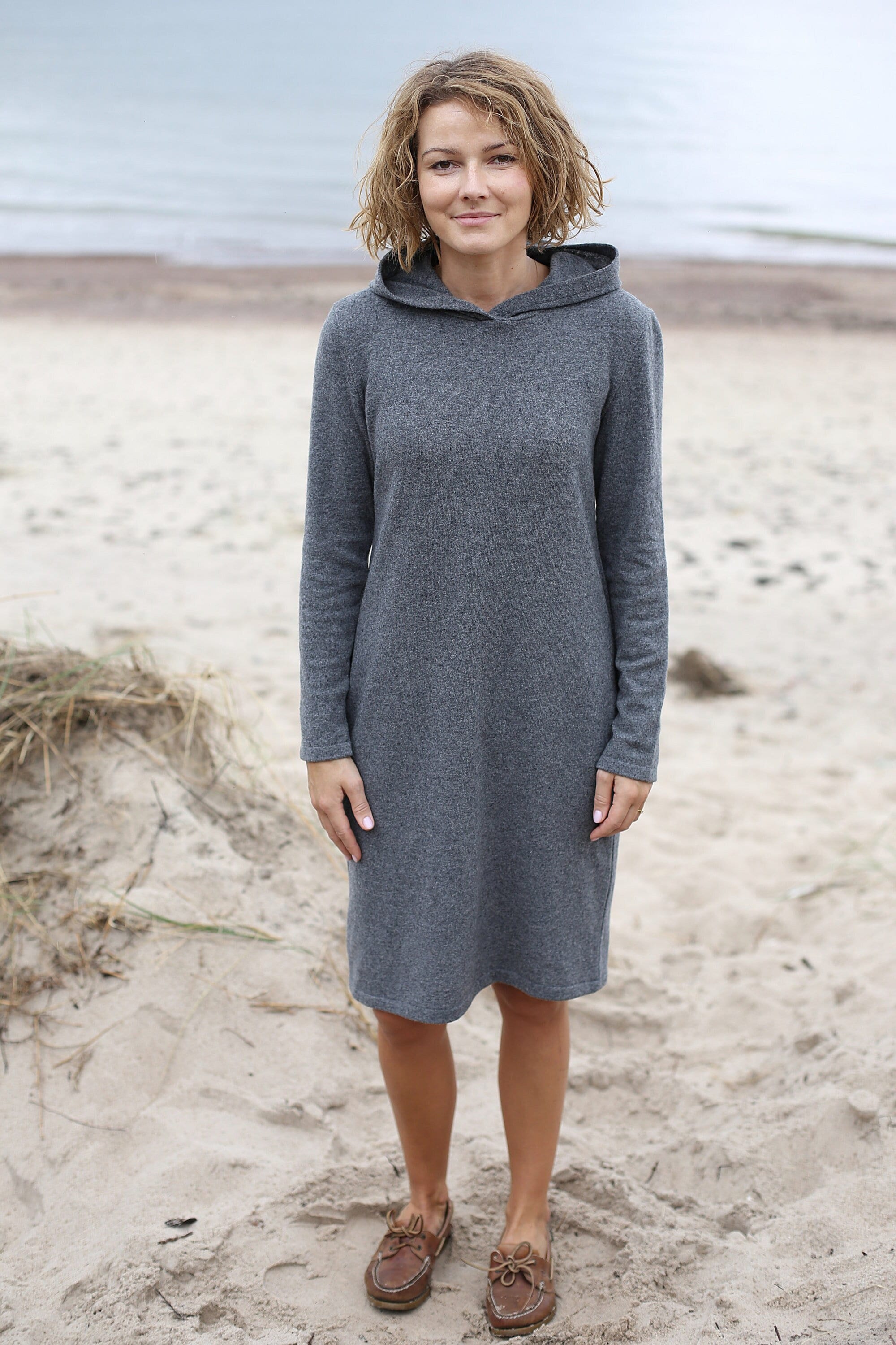 hooded skater dress Grunge Skater Hoodie Dress Fit & Flare Punk Style