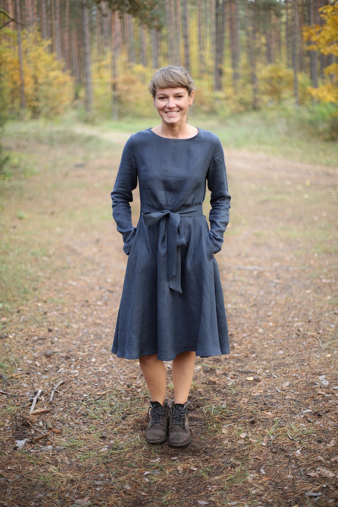 Women's Minimal Long Sleeve Dress main image 0