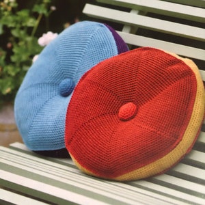 Cosy Oversized Crochet Big Button Style Cushions Pattern Instant Download