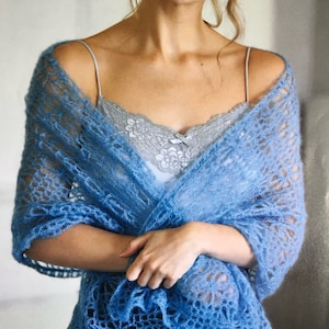Easy Crochet Pattern for a Stunning Summer Wrap Lightweight Mohair Shawl Perfect for Weddings Or Summer Cover-Ups Easy Crochet Tutorial