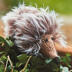 Knitted Hedgehog Pattern Create a Cute Fluffy Little Nocturnal Toy as a Gift Knitting Tutorial Instant Digital Download