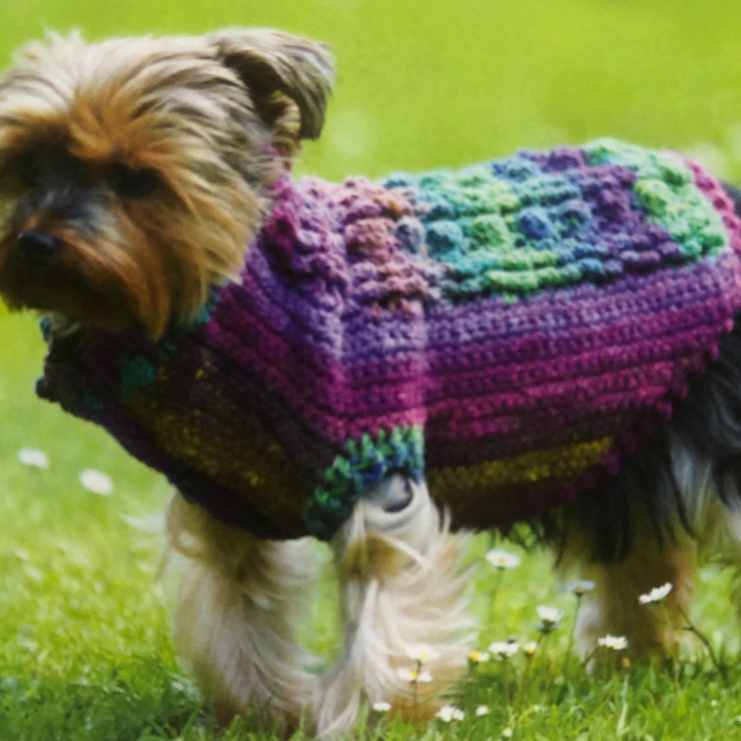 Crochet Dog Coat PDF Crochet Pattern Instant Download Etsy