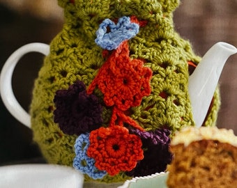 Crochet Funky Tea Cosy Crochet PDF Pattern Tea Pop Cosy Instant Download