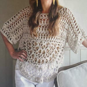 Boho häkeln Muster Ibiza Urlaub luftig Sommer Sommer Spitzen Häkelanleitung