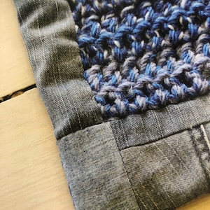 Upcycle Old Jeans And Crochet A Rectangle Rug With This Pattern An Eco Friendly Craft Crocheting Tutorial Instant Digital Download