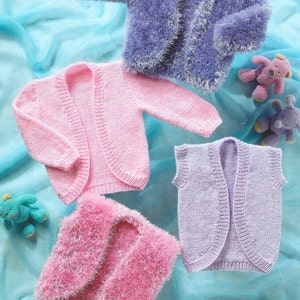 Knitted Boleros Children&#39;s Clothes Pattern Create Cute Designs Knitting Tutorial for Handmade Gifts Instant Digital Download