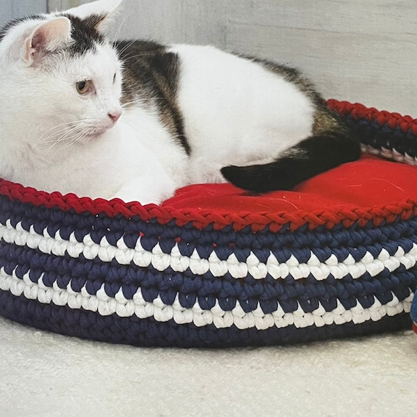 Crochet Cat Bed Etsy