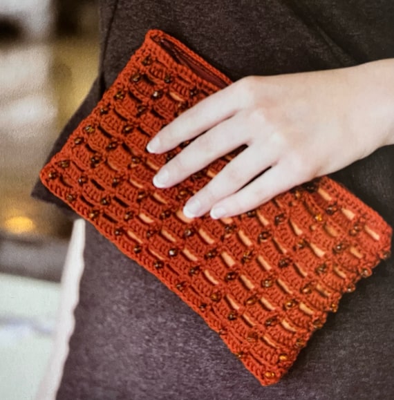 Crochet clutch bag pattern hotsell