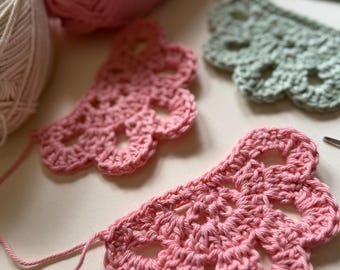 Crochet Lacy Flower Bunting Pattern Create a Bohemian Style Lace Banner for Your Home Easy Crocheting Tutorial Instant Digital Download
