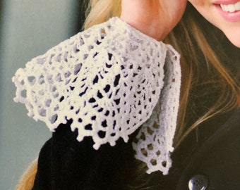 Poignets en dentelle romantique au crochet, motif breloque rustique, téléchargement immédiat