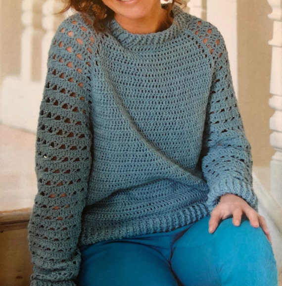 Jersey de online lana a crochet