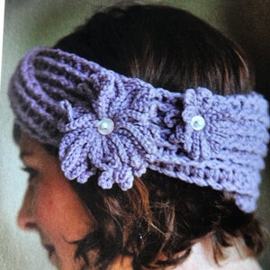 Crochet Headband Pattern Create a Twisted 1920s Stylish Autumn Floral Headband Easy Handmade Crocheting Tutorial Instant Digital Download