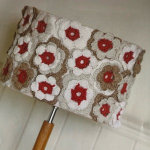 Beautiful Crochet Layering Flower Pattern Upcycle And Decorate a Lampshade Pattern Instant Download