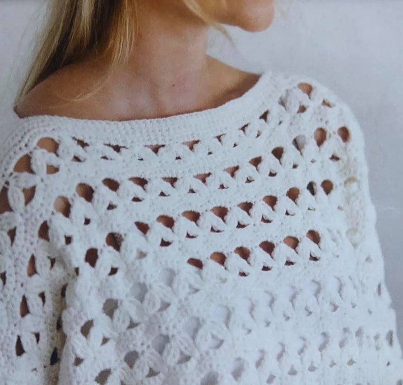 Crochet Sweater Top Pattern Crochet PDF Pattern