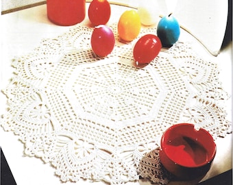 Vintage Crochet Centre Piece Doily PDF Crochet Pattern Instant Download