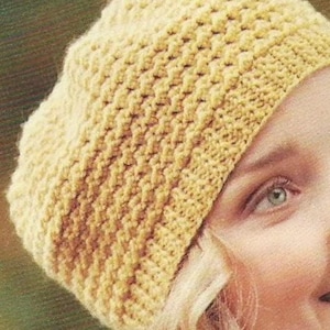 Modèle bonnet au crochet pour un bonnet douillet texturé et design à bord tricoté Tutoriel de crochet Téléchargement numérique instantané