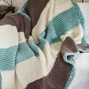 Chunky Knit Blanket DIY KITS for Adults Make Your Own Super -   Chunky  knit blanket diy, Chunky knit blanket, Crochet blanket kit