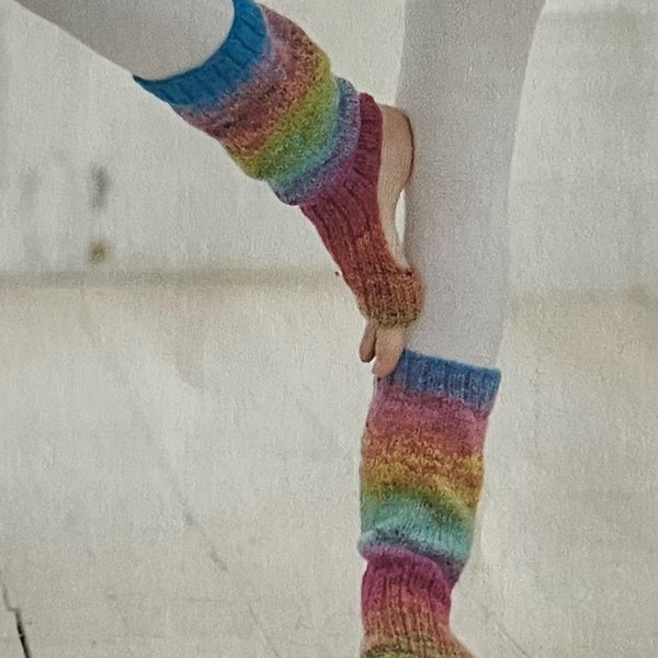 Knitted Yoga Socks Knitting Pattern Exercise Dance Socks Instant Download