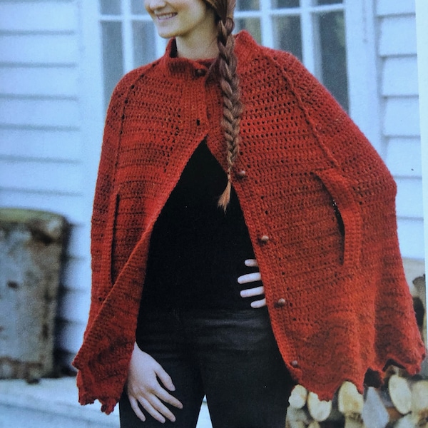 Crochet Cape - Etsy