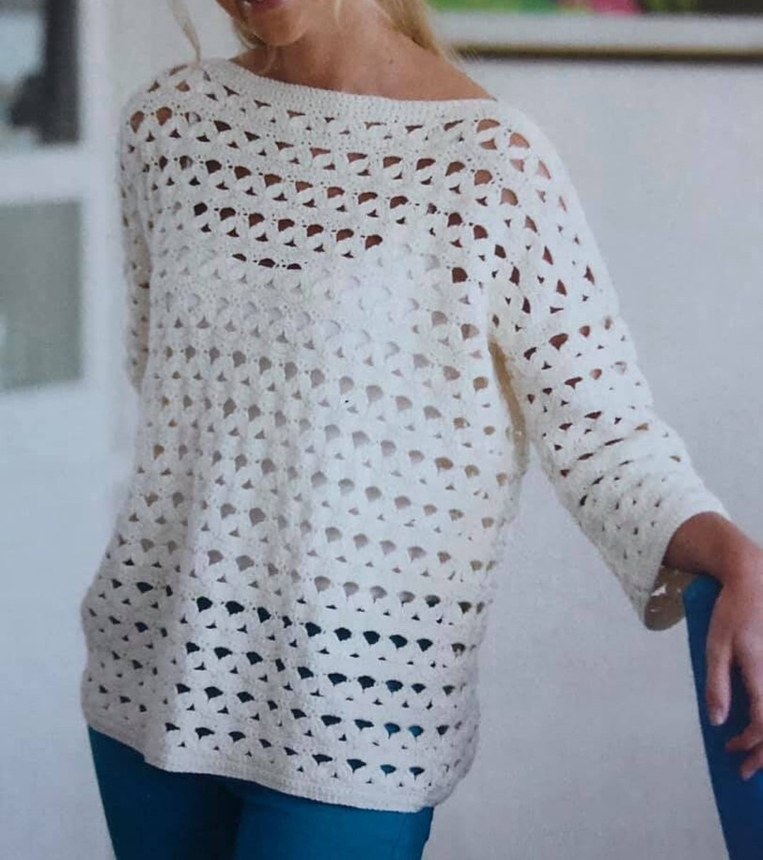 ニット/セーター GYPSOPHILA - Gypsohila Crochet Sleeve CrewNeck Knit GPG-505c Crochet Sleeve CrewNeck Knit | gypsohila
