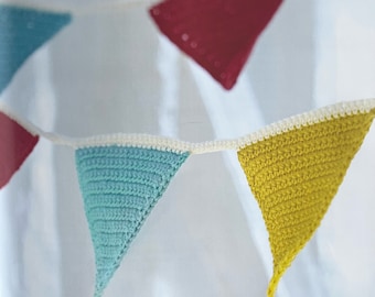 Crochet Triangle Garland Lovely Garden Or Home Bunting An Easy Crochet Tutorial For Decorating Your Home Digital Download