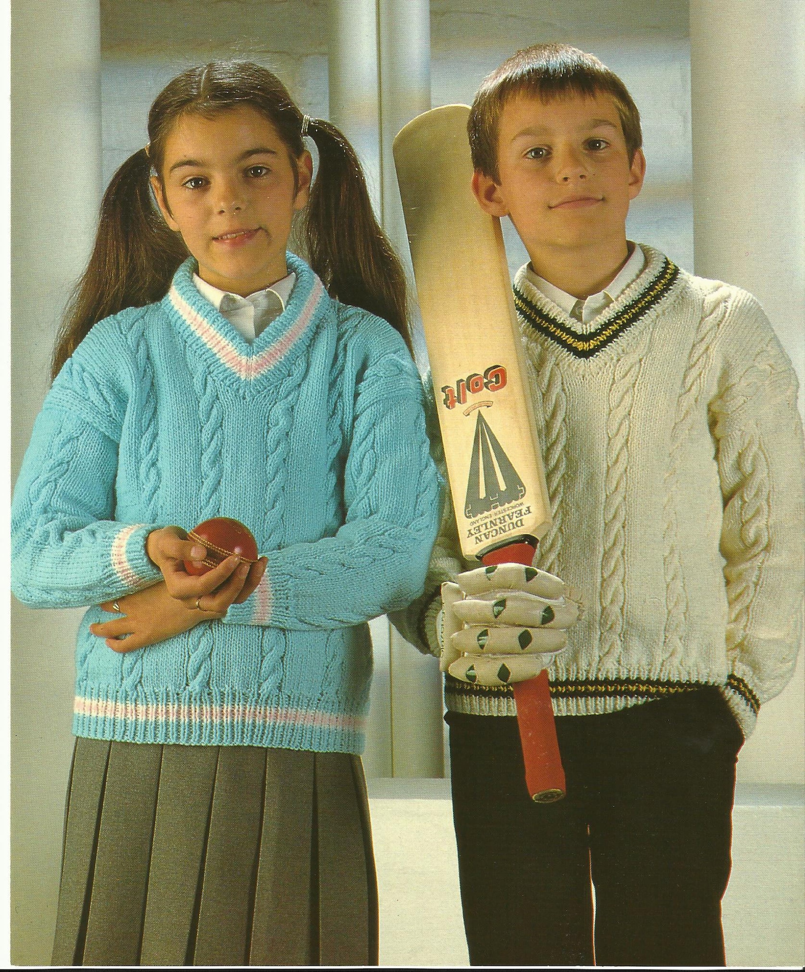 Knitted Cricket Jumper PDF Knitting Pattern Instant Download Etsy