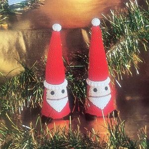 Crochet Christmas Santa Pattern Winter Themed Décor Create Festive Place Markers a Fun Crocheting Tutorial Instant Digital Download