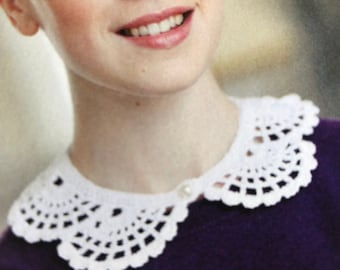 Beautiful Crochet Lace Collar Pattern A Stunning Fashion Accessory And Easy To Make Instant Download