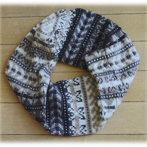 Knit A Fair Isle Cowl With This Hygge Pattern Creating Cosy Scarves For Autumn and Winter A Cosy Knitting Tutorial Instant Digital Download