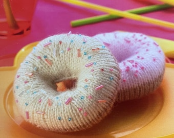 Knitted Iced Doughnut Knitting PDF Pattern Instant Download